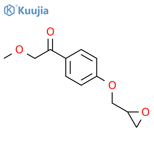 2-Methoxy-1-4-(oxiranylmethoxy)phenylethanone structure