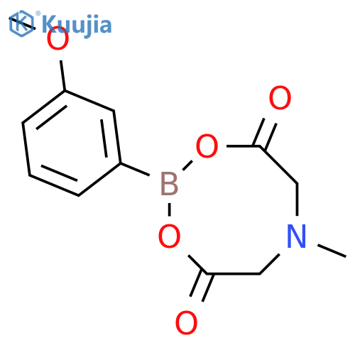 2-(3-Methoxyphenyl)-6-methyl-1,3,6,2-dioxazaborocane-4,8-dione structure