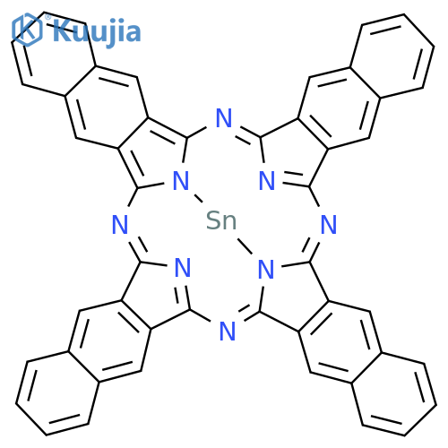 Tin ii2,3-naphthalocyanine structure