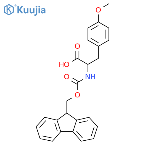 2-({(9H-fluoren-9-yl)methoxycarbonyl}amino)-3-(4-methoxyphenyl)propanoic acid structure