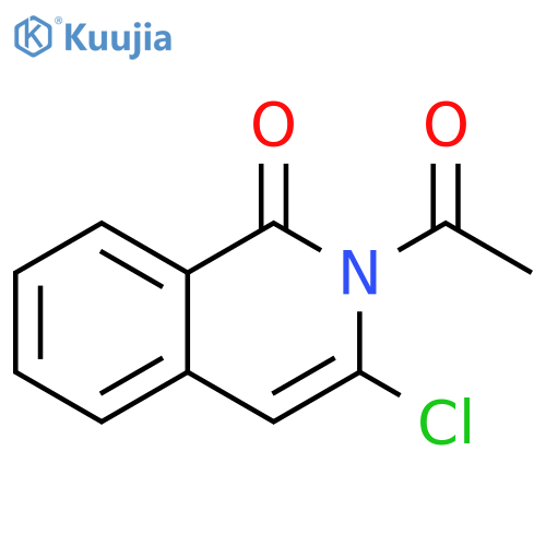 2-Acetyl-3-chloroisoquinolin-1(2H)-one structure