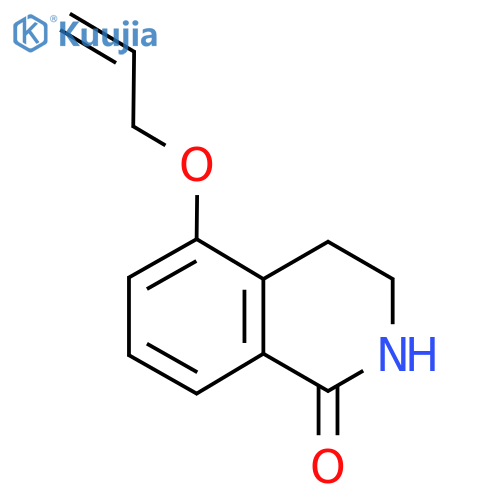 5-(Allyloxy)-3,4-dihydroisoquinolin-1(2H)-one structure