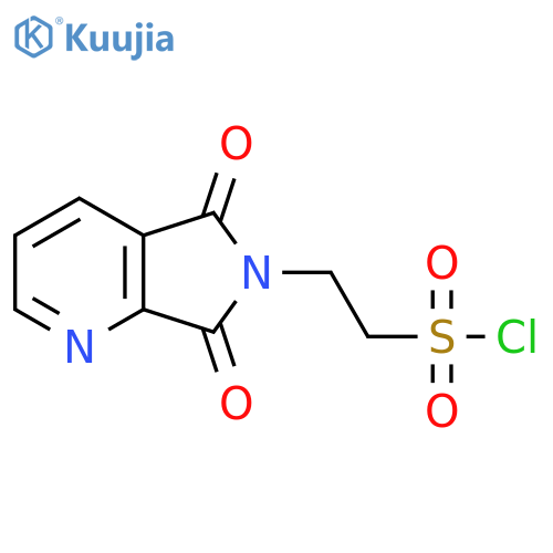 2-(5,7-dioxo-5,7-dihydro-6H-pyrrolo[3,4-b]pyridin-6-yl)ethanesulfonyl chloride structure