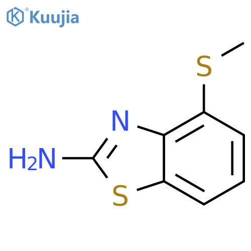 4-(methylsulfanyl)-1,3-benzothiazol-2-amine structure