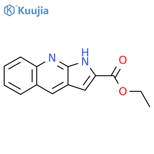 ethyl 1H-pyrrolo[2,3-b]quinoline-2-carboxylate structure