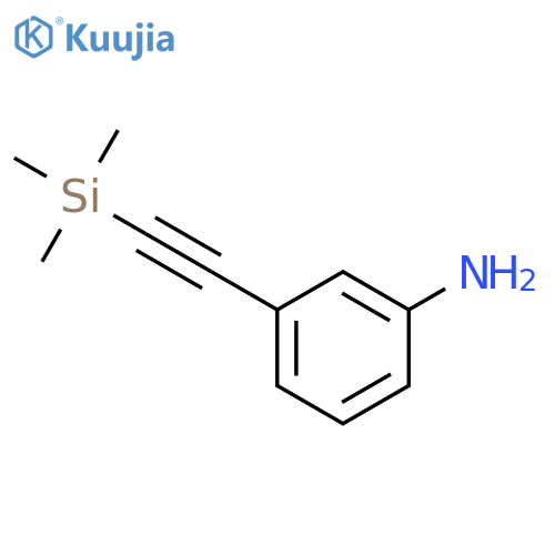 3-((Trimethylsilyl)ethynyl)aniline structure