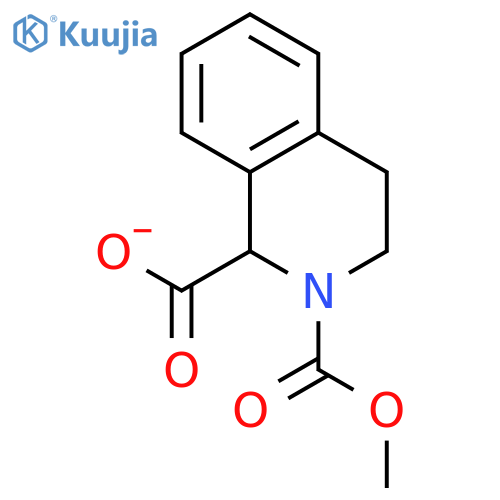 2-methoxycarbonyl-3,4-dihydro-1H-isoquinoline-1-carboxylate structure