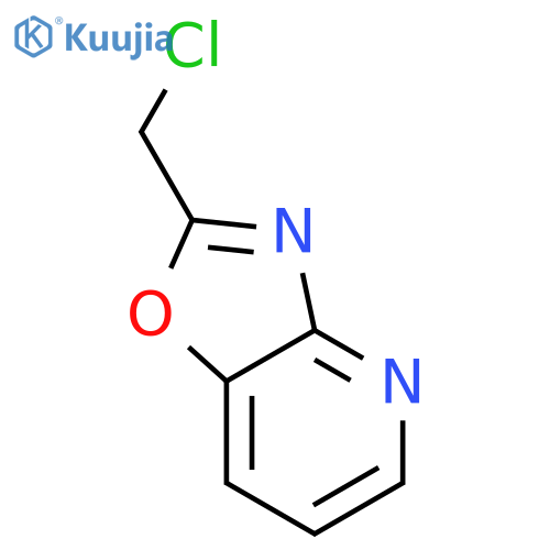 2-(chloromethyl)-1,3oxazolo4,5-bpyridine structure