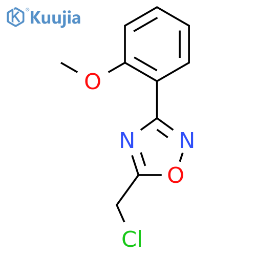 5-(Chloromethyl)-3-(2-methoxyphenyl)-1,2,4-oxadiazole structure