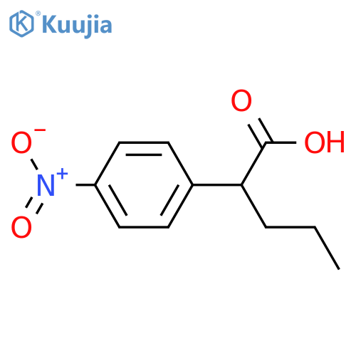 2-(4-nitrophenyl)pentanoic acid structure