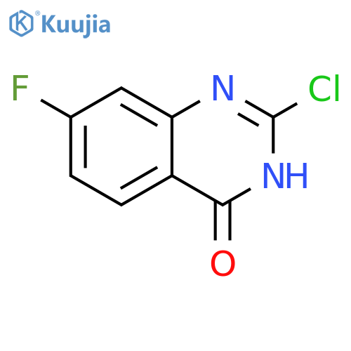 2-chloro-7-fluoro-3,4-dihydroquinazolin-4-one structure