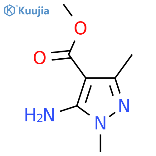 methyl 5-amino-1,3-dimethyl-1H-pyrazole-4-carboxylate structure