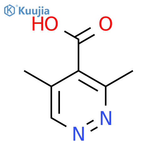 3,5-dimethyl-4-Pyridazinecarboxylic acid structure