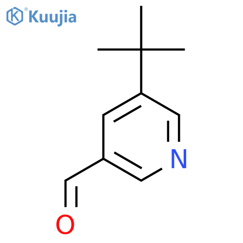 5-tert-butylpyridine-3-carbaldehyde structure