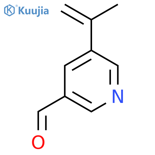 5-(Prop-1-en-2-yl)nicotinaldehyde structure