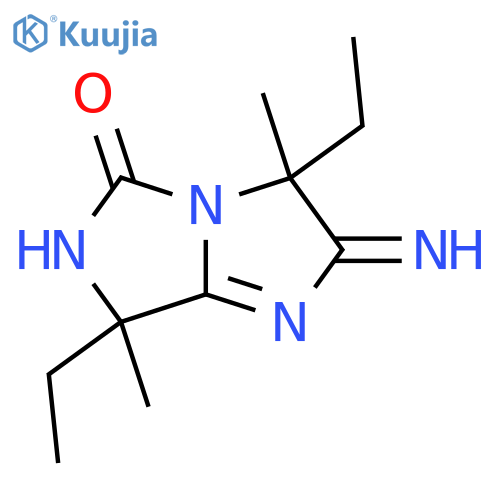 3,7-diethyl-2-imino-3,7-dimethyl-2H,3H,5H,6H,7H-imidazo1,2-cimidazolidin-5-one structure