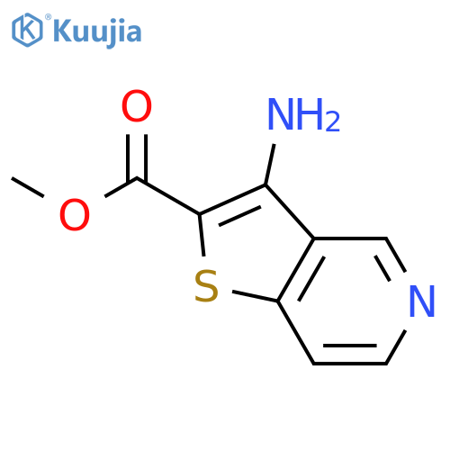 Methyl 3-Aminothieno3,2-cpyridine-2-carboxylate structure