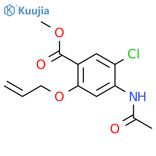 Methyl 4-acetamido-2-(allyloxy)-5-chlorobenzoate structure