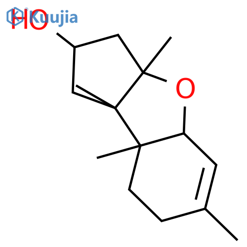 3a,6,8a,8b-tetramethyl-2,3,3a,4a,7,8,8a,8b-octahydro-1H-benzo[b]cyclopenta[d]furan-2-ol structure