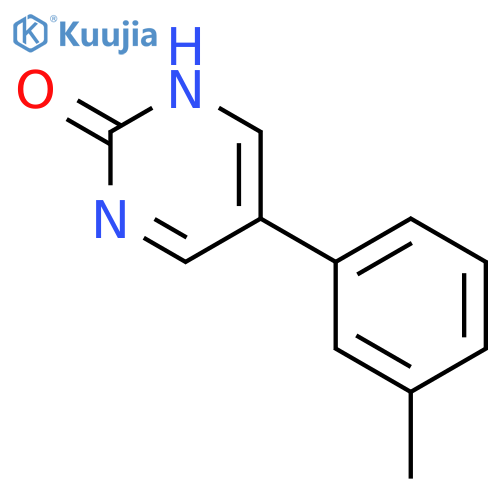 5-(3-methylphenyl)-1H-pyrimidin-2-one structure