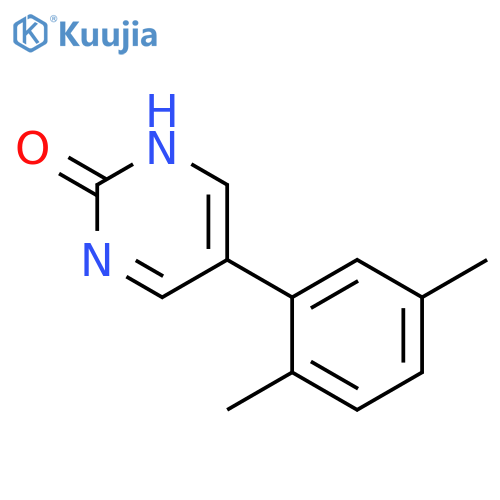 5-(2,5-dimethylphenyl)-1H-pyrimidin-2-one structure
