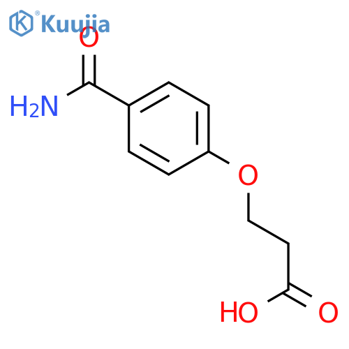 3-(4-Carbamoylphenoxy)propionic Acid structure
