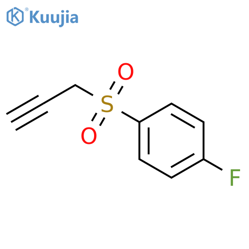 Benzene,1-fluoro-4-(2-propyn-1-ylsulfonyl)- structure