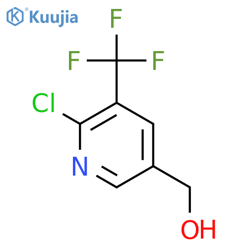 (6-Chloro-5-(trifluoromethyl)pyridin-3-yl)methanol structure