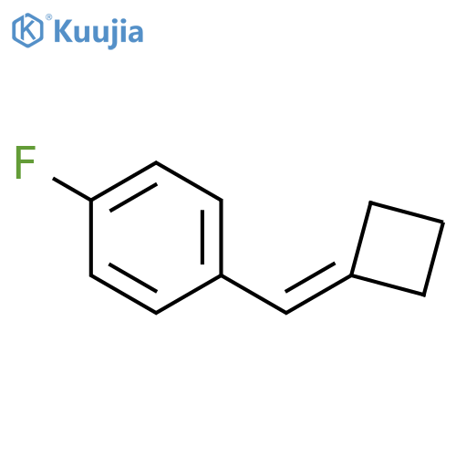 1-(cyclobutylidenemethyl)-4-fluorobenzene structure