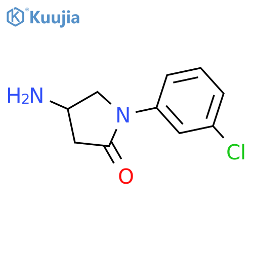 4-Amino-1-(3-chlorophenyl)-2-pyrrolidinone structure