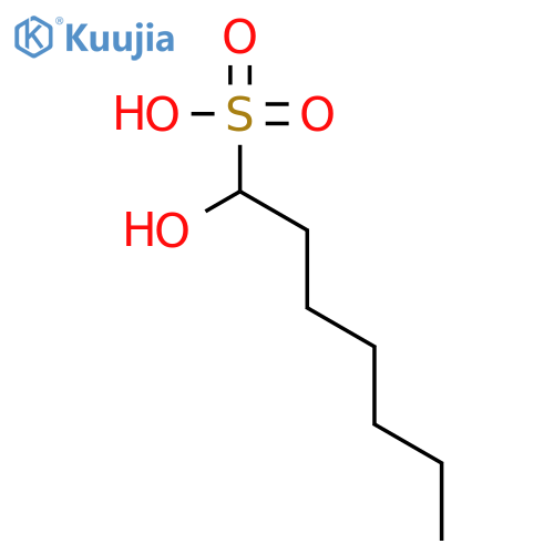1-Heptanesulfonic acid, hydroxy- structure