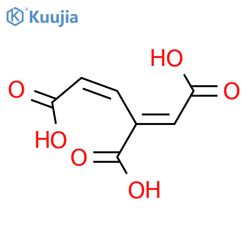 1,3-Butadiene-1,2,4-tricarboxylicacid, (1E,3Z)- structure