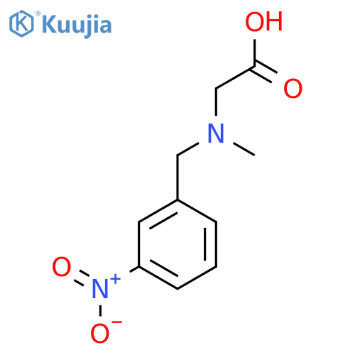 [Methyl-(3-nitro-benzyl)-amino]-acetic acid structure