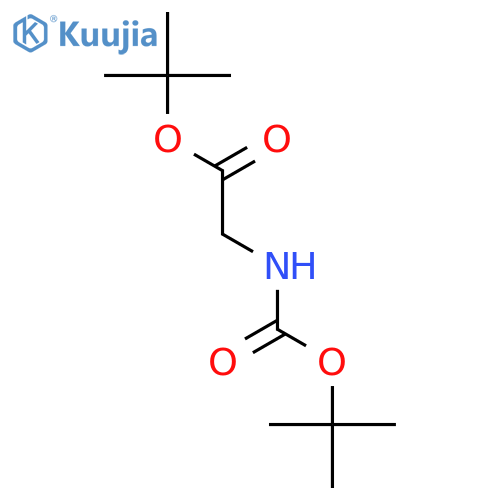 tert-Butyl 2-((tert-butoxycarbonyl)amino)acetate structure