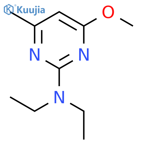 N,N-diethyl-4-methoxy-6-methylpyrimidin-2-amine structure