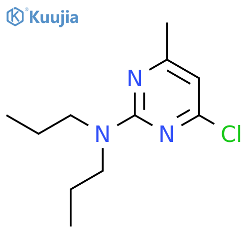 4-chloro-6-methyl-N,N-dipropylpyrimidin-2-amine structure