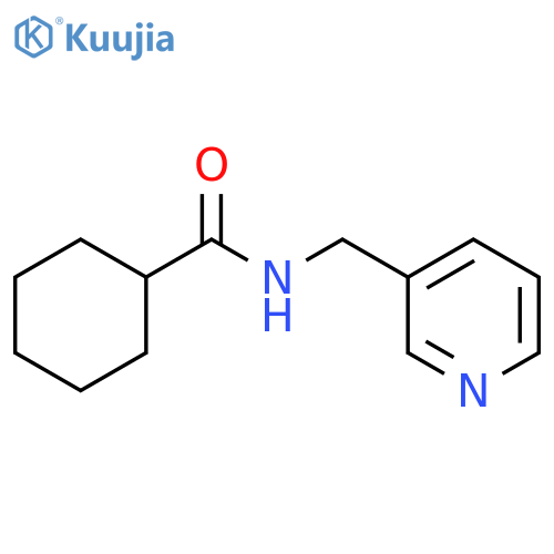 N-[(pyridin-3-yl)methyl]cyclohexanecarboxamide structure