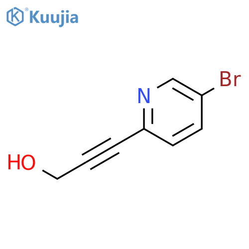 3-(5-Bromopyridin-2-yl)prop-2-yn-1-ol structure
