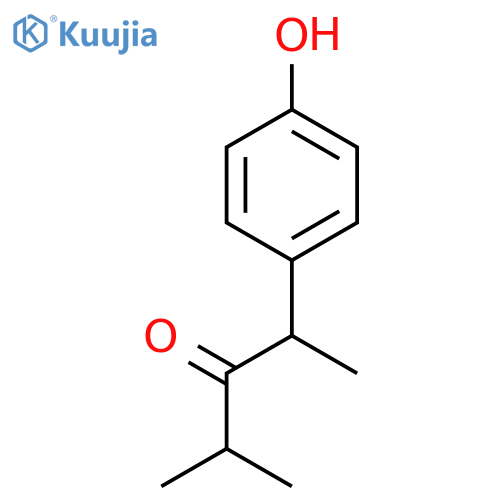 2-(4-Hydroxyphenyl)-4-methylpentan-3-one structure