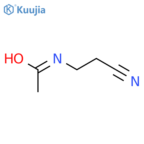 N-(2-cyanoethyl)acetamide structure