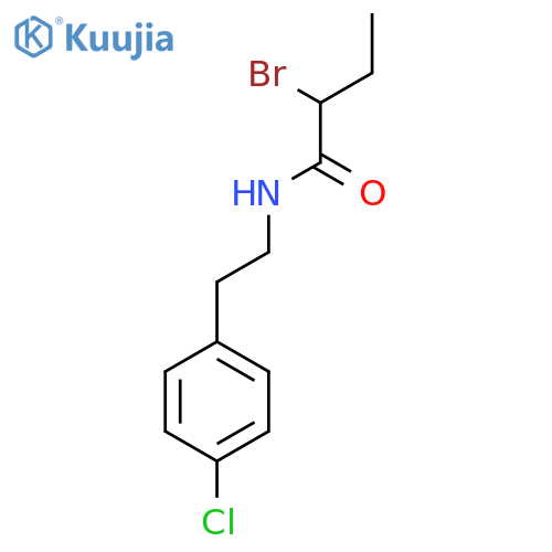 2-Bromo-N-2-(4-chlorophenyl)ethylbutanamide structure