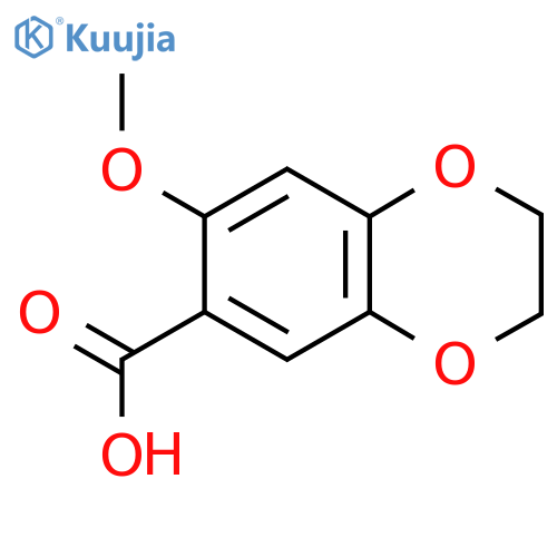 7-Methoxy-2,3-dihydro-benzo[1,4]dioxine-6-carboxylic acid structure