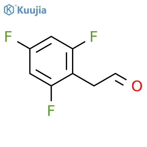 2-(2,4,6-trifluorophenyl)acetaldehyde structure