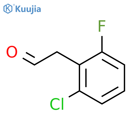 2-(2-Chloro-6-fluorophenyl)acetaldehyde structure
