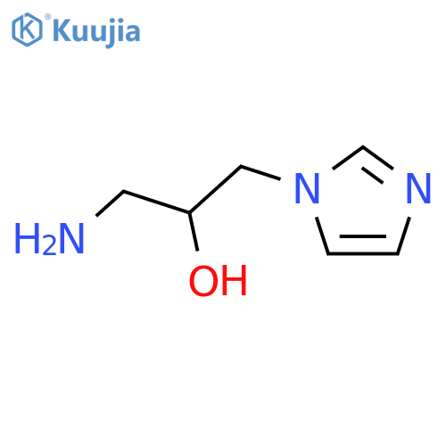 1-amino-3-(1H-imidazol-1-yl)propan-2-ol structure