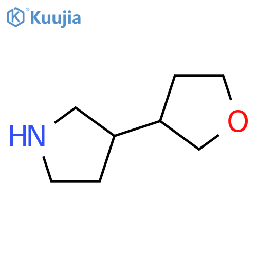3-(oxolan-3-yl)pyrrolidine structure