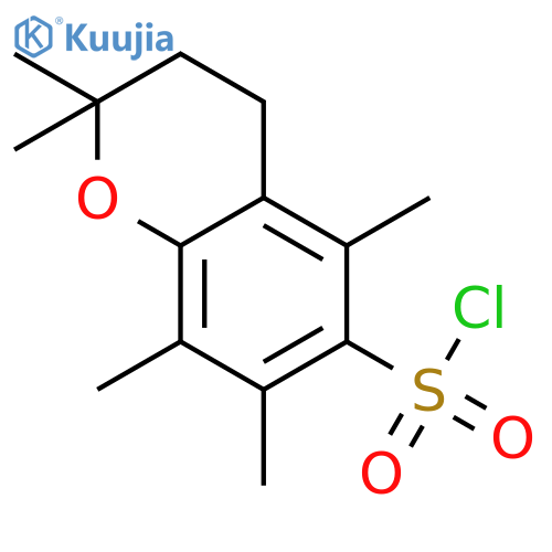 2,2,5,7,8-Pentamethylchroman-6-sulfonyl chloride structure