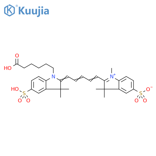 Sulfo-Cy5 carboxylic acid structure