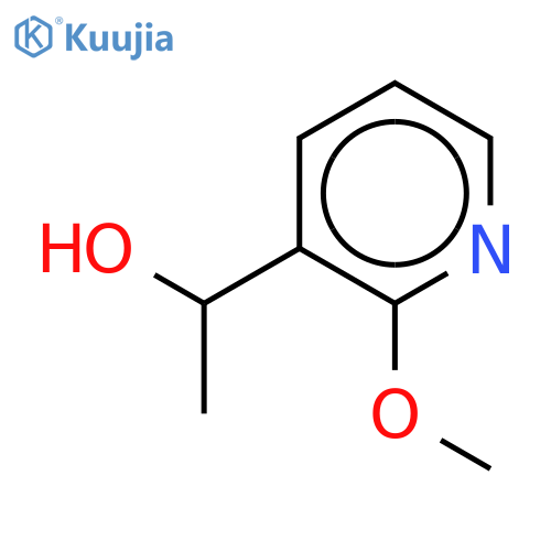 2-methoxy-a-methyl-3-Pyridinemethanol structure