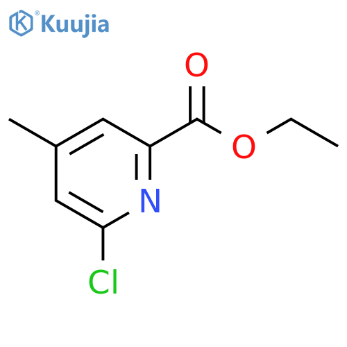 Ethyl 6-chloro-4-methylpyridine-2-carboxylate structure